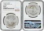 NORTH & CENRAL AMERICA 5 pesos Mexico Mo, NGC MS69, Pre-Columbian Toltec - Jaguar Top Pop -