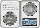 NORTH & CENRAL AMERICA 5 pesos Mexico Mo, NGC MS67, Pre-Columbian Olmec - Las Limas Figure -