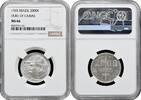 SOUTH AMERICA 2000 reis Brazil 1935, NGC MS66, Duke of Caxias silver coin -
