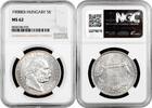 EUROPE 5 korona Hungary 1908 KB, NGC MS62, Emperor Franz Joseph I (1867 - 1916) -
