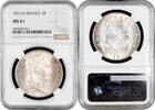 EUROPE 5 francs France 1811 A, NGC MS61, Emperor Napoleon I (1804 - 1815) silver coin -