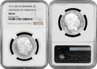 EUROPE 2 kroner Denmark VBP AH, NGC MS64, Accession of Christian X silver coin -