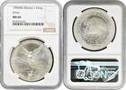 NORTH & CENRAL AMERICA 1 onza Mexico Mo, NGC MS69, Silver Bullion Coinage Libertad -