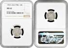 ASIA 10 centavos Philippines 1903, NGC MS62, U.S. Administration (1903 - 1945) -