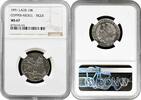 ASIA 10 kip Laos 1991, NGC MS67, Endangered Wildlife, Tiger -