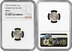 NORTH & CENRAL AMERICA 1/2 centesimo Panama 1907, NGC MS63 DDR, Republic of Panama (1904 - 1960) -