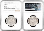 EUROPE 2 mark Lubeck 1907 A, NGC MS63, German Empire (1871 - 1918) silver coin -