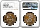 EUROPE bronze France medal 1820, NGC UNC Det., Birth of Henri -