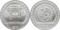 NORTH & CENRAL AMERICA 5 pesos Mexico Mo, UNC, Pre-Columbian Aztec - Brasero Efigie silver coin -