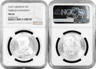 EUROPE 5 reichsmark Weimar Republic 1927 F, NGC MS63, 450th An. - Tübingen University -