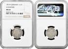 EUROPE 1/12 thaler Hannover 1851 B, NGC MS64, King Ernst August I (1837 - 1851) -