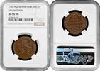 EUROPE 2 liards Austrian Netherlands 1790, NGC AU58 BN, Independence of Belgium -