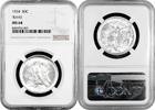NORTH & CENRAL AMERICA half dollar USA 1934, NGC MS64, 100th Anniversary - State of Texas -