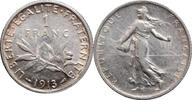 1 francs France 1913, XF, Third Republic (1870 - 1941) -