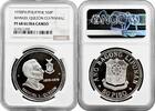 ASIA 50 piso Philippines 1978, NGC PF68 UC, 100th Ann. - Birth of Manuel L. Quezon -