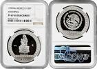 NORTH & CENRAL AMERICA 100 pesos Mexico Mo, NGC PF67 UC, Pre-Columbian - Xochipilli silver coin -