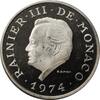 100 francs Monaco 1974, PROOF, 25th Anniversary - Reign of Rainier III -