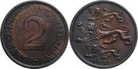 2 senti Estonia 1934, AU, 1st Republic (Kroon) (1928 - 1940) -