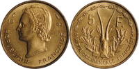 5 francs French West Africa  1956, BU, French colony (1944 - 1958)