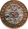 50 schilling Austria 1998, BU, 25th Anniversary - Nobel Prize Konrad Lorenz -