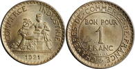 1 francs France 1921, BU, Third Republic (1870 - 1941) -