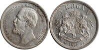 1 krona Sweden 1897 EB, XF, King Oscar II (1873 - 1907) -