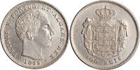 500 reis Portugal 1859, AU, King Pedro V (1853 - 1861) -