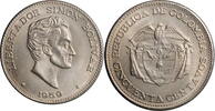 50 centavos Colombia 1959, BU, República de Colombia (1911 - 1989) -