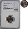 50 lepta Greece 1926 B, NGC MS65, Second Hellenic Republic (1924 - 1935) -