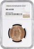 1 cent British Honduras 1904, NGC MS64 RB, King Edward VII (1902 - 1910) -