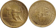 1 franc Monaco 1924, BU, Prince Louis II (1922 - 1949) -