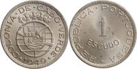 1 escudo Cape Verde 1949, BU, Portuguese colony (1914 - 1974) -