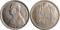 20 francs Monaco 1947, UNC, Prince Louis II (1922 - 1949) -