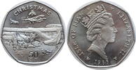 50 pence Isle of Man 1985 AA, UNC, Christmas -