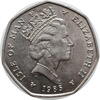50 pence Isle of Man 1985 AA, UNC, Christmas -