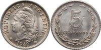 5 centavos Argentina 1940, BU, Argentine Peso (1881 - 1969) -