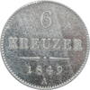 6 kreuzer Austria 1849 A, UNC, Austrian Empire (1806 - 1857) -