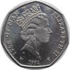 50 pence Isle of Man 1994, AU, 100th Anniversary - Legislative Building -