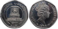 50 pence Isle of Man 1988, AU, Queen Elizabeth II (1970 - 2021) -