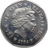 50 pence Isle of Man 2004, AU, Tourist Trophy Motorcycle Races -