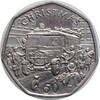 50 pence Isle of Man 1987 AA, XF, Christmas -