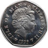 50 pence Isle of Man 1999, AU, Christmas -