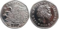 50 pence Isle of Man 2008, AU, Christmas -