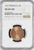 5 centavos Portugal 1921, NGC MS64+ RD, Portuguese Republic (1911 - 1969) -