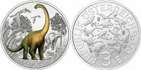 3 euro Austria 2021, BU, Supersaurs - Argentinosaurus -