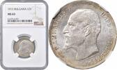 1 lev Bulgaria 1913, NGC MS63, Tsar Ferdinand I (1908 - 1918) -