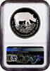50 baht Thailand 1974, NGC PF68 UC, Environmental Protection - Sumatran rhinoceros -