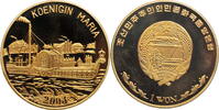 1 won North Korea 2003, PROOF, Steamship Koenigin Maria -