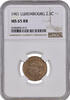 2 1/2 centimes Luxembourg 1901, NGC MS65 RB, Luxembourg (1854 - 1917) Top Pop -
