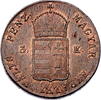 3 krajczar Hungary 1849 NB, NGC MS64 BN, War of Independence (1848 - 1849) -